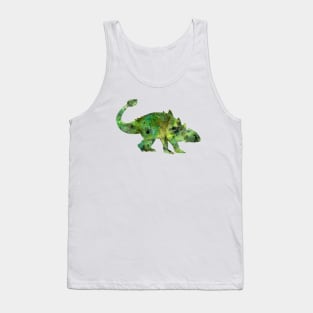 Ankylosaurus Watercolor Painting Tank Top